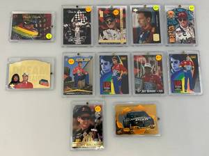 lot 206 image: Misc. Unsorted Slabbed NASCAR Trading Cards