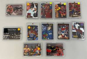 lot 208 image: Misc. Unsorted Slabbed NASCAR Trading Cards