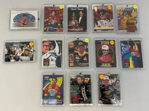 lot 209 image: Misc. Unsorted Slabbed NASCAR Trading Cards