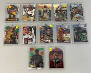 lot 211 image: Misc. Unsorted Slabbed NASCAR Trading Cards