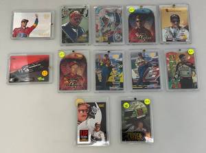 lot 212 image: Misc. Unsorted Slabbed NASCAR Trading Cards