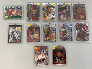 lot 215 image: Misc. Unsorted Slabbed NASCAR Trading Cards