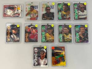 lot 216 image: Misc. Unsorted Slabbed NASCAR Trading Cards