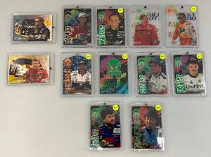 lot 217 image: Misc. Unsorted Slabbed NASCAR Trading Cards