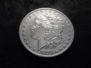 1880 O Morgan Silver Dollar