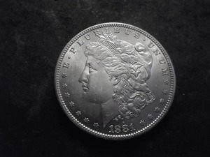 1881 S Morgan Silver Dollar