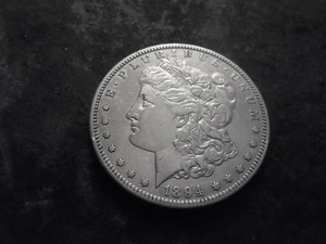1894 S  Morgan Silver Dollar
