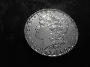1897  Morgan Silver Dollar