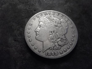 1898 S  Morgan Silver Dollar