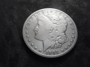 1901 S  Morgan Silver Dollar