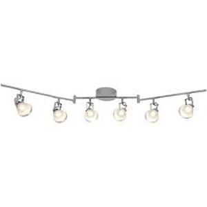 Lot of Hampton Bay 6-Light 4 ft. Chrome Integrated LED Track Lighting Kit  Customer Returns See Pictures