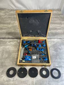 lot 4 image: Rockler Router Bit Case with Router Bits and Accessories - Huge Value
