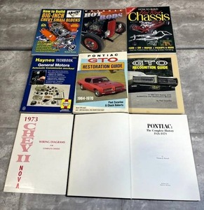 lot 37 image: Vintage Pontiac GTO Restoration Guides, Pontiac The Complete History, and More