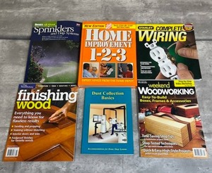 lot 38 image: Self Help Book Lot - Home Improvement, Complete Wiring, Woodworking, and More