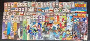 lot 61 image: Valiant Comic Books plus trading cards - 85 Books