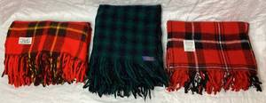 lot 30 image: Three Vintage Wool Blankets - One Pendleton and Two Fairbo
