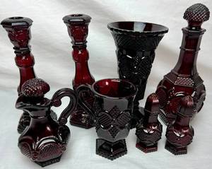 lot 39 image: Avon 1876 Cape Cod Ruby Collection