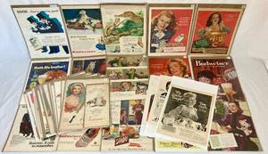 lot 72 image: Vintage Cigarettes and Alcohol Advertisements from 1947-1960