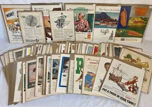 lot 78 image: Vintage Advertisements from Various Brands and Years