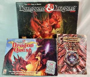 lot 20 image: Dungeons & Dragons Bundle - Dragon Quest Game, Dungeons & Dragons Game plus Monsters of Faerun