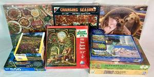 lot 137 image: 11 Vintage Unopened Puzzles