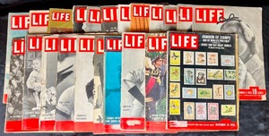 lot 111 image: Life Magazines from 1940s and 1950s