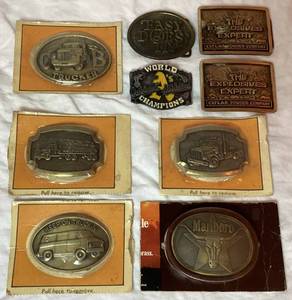 lot 115 image: Belt Buckle Bundle - Assorted Themes