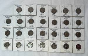 lot 155 image: Collection of Jefferson Nickels