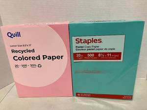 Pink and Turquoise Copy Paper