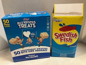 Rice Krispies Treats and Swedish Fish