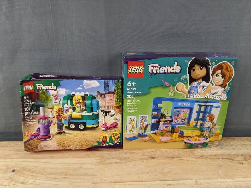 lot 59 image: Brand New LEGO Friends Mobile Bubble Tea Shop and Lego Friends Lianns Room Z