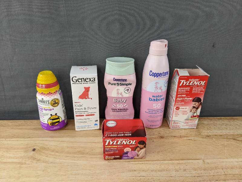 lot 209A image: New Healthcare Products includes Tylenol, Zarbees, and Genexa W