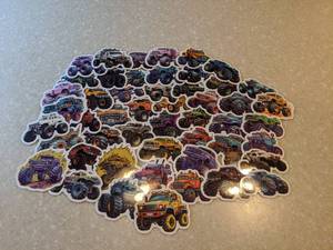 lot 403 image: 50 Total Brand New Monster Truck Stickers P
