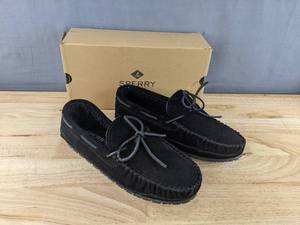 lot 51M image: Brand New Sperry Brandon Slipper Mens Size 10 Black N