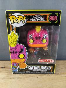 lot 255M image: Brand New Funko Pop Marvel Studios Captain Marvel #908 Figure V
