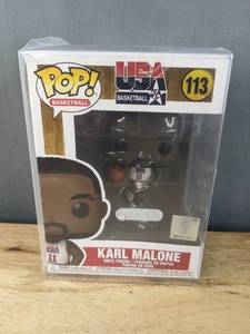 lot 155M image: Brand New Funko Pop USA Basketball Karl Malone #113 Figure V