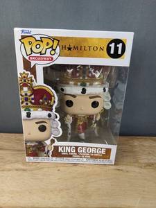 lot 160M image: Brand New Funko Pop Hamilton King George #11 Figure V