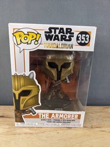 lot 175M image: Brand New Funko Pop Star Wars Mandalorian The Armorer #353 Figure V