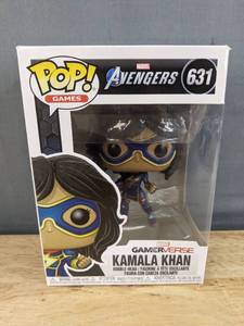 lot 205M image: Brand New Funko Pop Marvel Avengers Gamer Verse Kamala Khan #631 Figure V