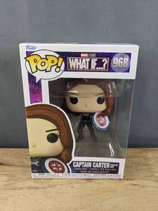 lot 215M image: Brand New Funko Pop Marvel Studios What If... Captain Carter Stealth Suit #968 Figure V