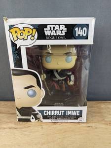 lot 15M image: Brand New Funko Pop Star Wars Rogue One Chirrut Imwe #140 Figure V