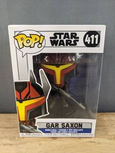 lot 25M image: Brand New Funko Pop Star Wars Gar Saxon #411 Figure V