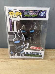 lot 55M image: Brand New Funko Pop Marvel Mech Strike Monster Hunters Black Panther #995 Figure V