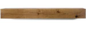lot 145 image: New Dogberry Collections m-Farm Modern Farmhouse Mantel Shelf, Aged Oak, 48 $150 Retail B