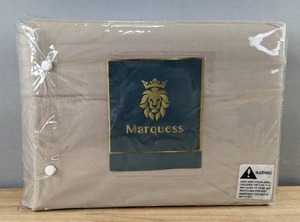 lot 774 image: Brand New Marquess Tailored Bed Skirt Queen Linen Color B