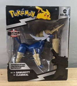 lot 14 image: Brand New Pokmon Select Trainer Series Samurott Action Figure V