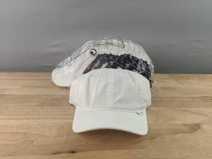 lot 291 image: 24 Brand New Yupoong FlexFit White Hats Size LargeXL A