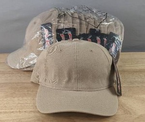 lot 221 image: 31 Brand New Yupoong Khaki Hats Youth A
