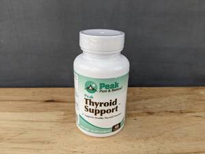 lot 185A image: New Bottle of Peak Pure & Natural Thyroid Support Dietary Supplement, $39.95 Retail H