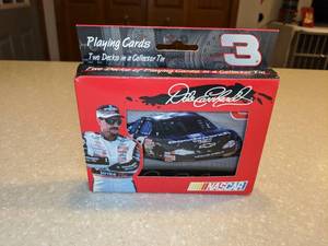 lot 420 image: New Dale Earnhardt #3 Collector Tin With Two Decks Of Cards P